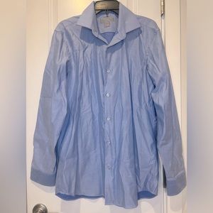 Christopher Lena 100% Cotton Men’s Blue Button Down